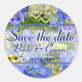 Adesivo CORAÇÕES E HIDRANGÉS ~ Envelope Vedantes/adesivos