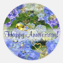 Adesivo CORAÇÕES E HIDRANGÉS ~ Envelope Vedantes/adesivos