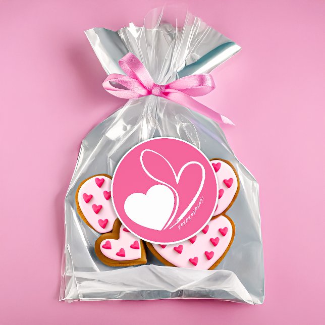 Adesivo Corações Inclusos Distorcidos do dia de os namorad (Criador carregado)