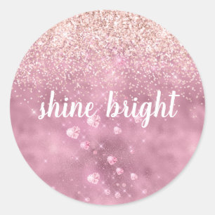 Adesivo Corações Luminosas Rosa