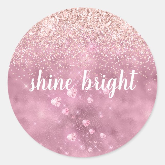 Adesivo Corações Luminosas Rosa (Frente)