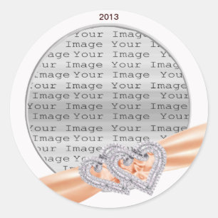 Adesivo Corações Personalizados Tangerine Frisos