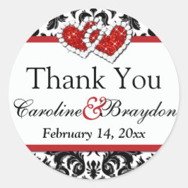 Adesivo Corações Pretos, Pretos, Pretos, Redondos, 1,5", A