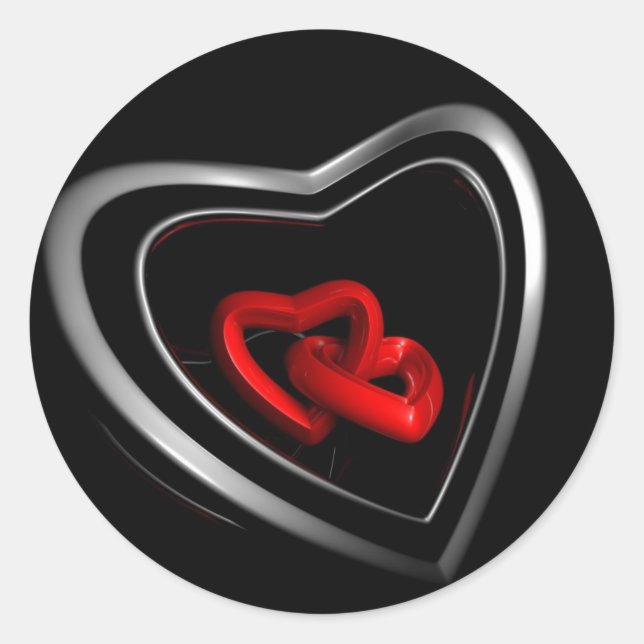 Adesivo Corações Vinculados (Frente)