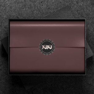 Adesivo Corações XOXO Cor-de-rosa   Esmagamento Mão-Cur