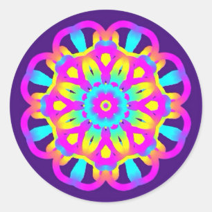 Adesivo Corante roxo, rosa e amarelo