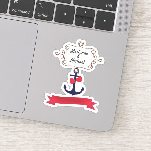 Adesivo Corda de âncora enquadra-se na viagem marítima nav