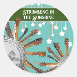 ADESIVO CORDAS DE GUITAR NO SOL