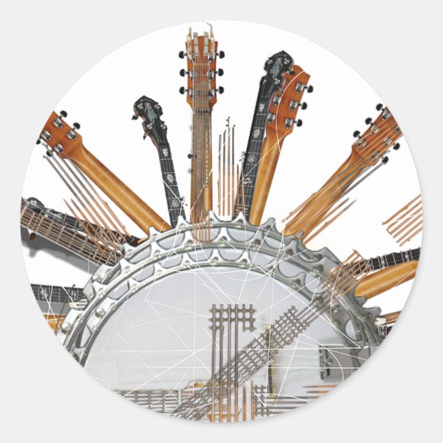 ADESIVO CORDAS DE VIOLÃO AO SOL (Frente)