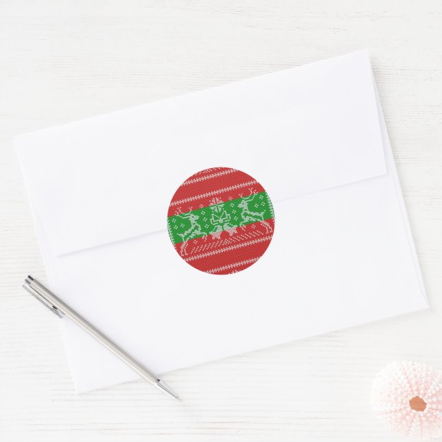 Adesivo Cordéis de camisolas e camisolas do Xmas (Envelope)