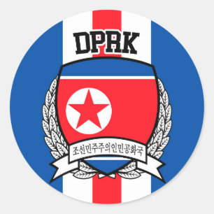Adesivo Coreia do Norte