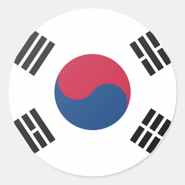 Adesivo Coreia do Sul (Frente)