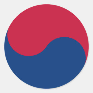 Adesivo Coreia do Sul/Bandeira Coreana
