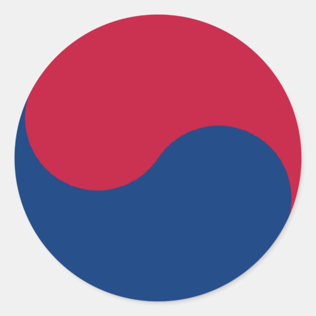 Adesivo Coreia do Sul/Bandeira Coreana (Frente)