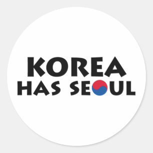 Adesivo Coreia tem Seoul