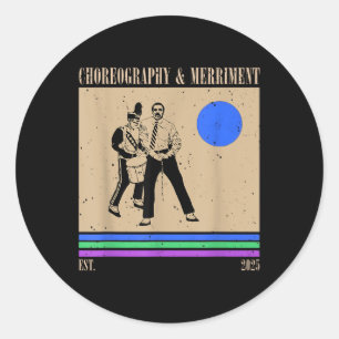 Adesivo Coreografia E Impressão De Arte Retroativa E Merri