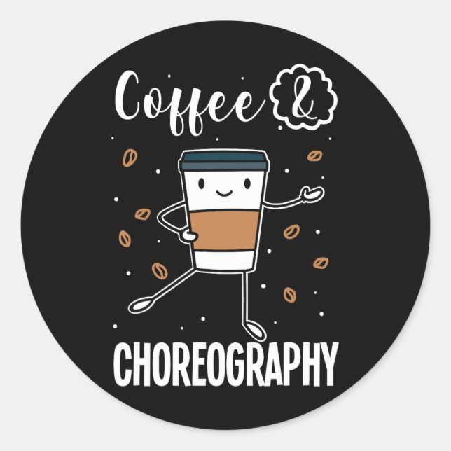 Adesivo Coreógrafo Dançarino Professor Coreografia (Frente)
