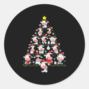 Adesivo Cores Árvore de Natal Xmas Fazenda Animal Meninos