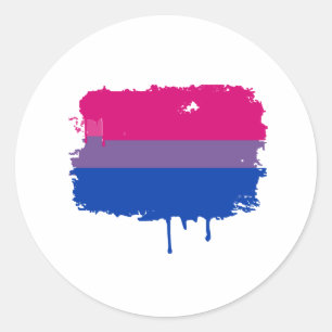 Adesivo Cores bissexuais do orgulho