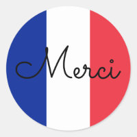 Cores da Bandeira da França Merci