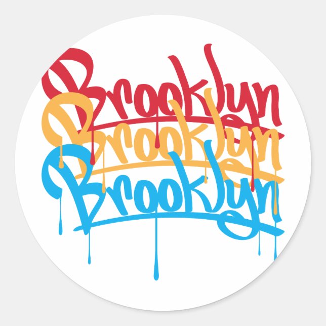 Adesivo Cores de Brooklyn (Frente)