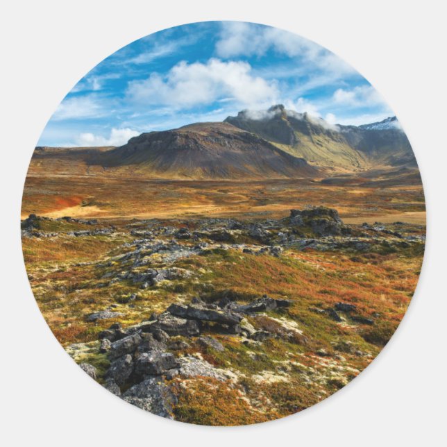 Adesivo Cores de outono na paisagem (Frente)