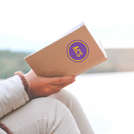 Adesivo Cores Escolares Roxo e Dourado