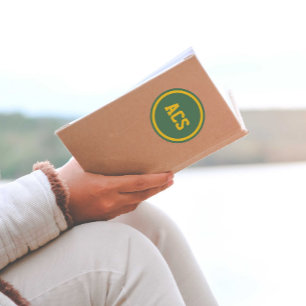 Adesivo Cores Escolares Verde e Dourado