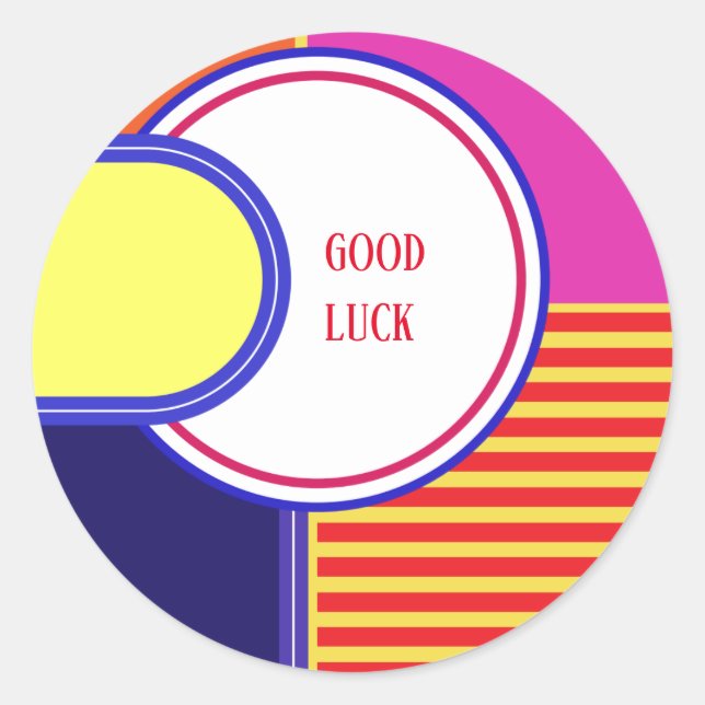 Adesivo Cores escuras, placa design gráfica fina (Frente)