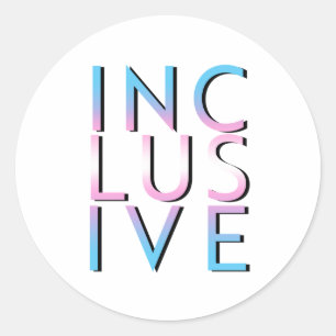 Adesivo Cores Inclusivas Trans