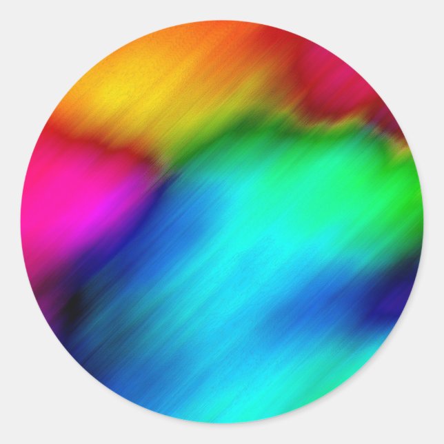 Adesivo Cores Psicodélicas (Frente)