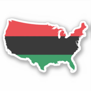 Adesivo Cores vermelhas, pretas & verdes do _do