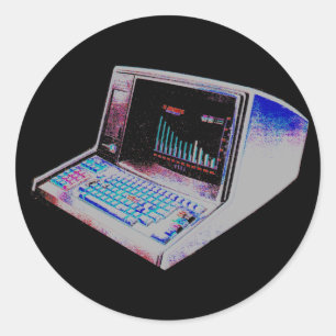 Adesivo COREY TIGER 80s RETRÔ VINTAGE COMPUTADOR