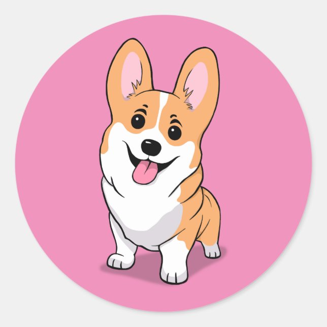 Adesivo Corgi (Frente)