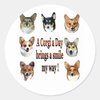 Adesivo Corgi a Day Traz um Sorriso 7