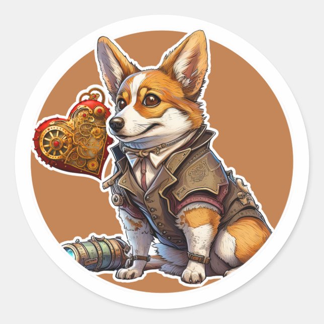 Adesivo Corgi Dog (Frente)