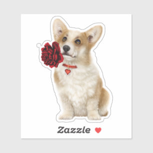 Adesivo Corgi Dog Sticker