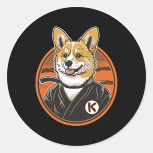 Adesivo Corgi Em Jiu Jitsu Gi Bjj Life Karate Taekwondo Co