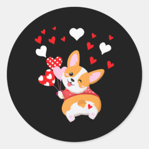Adesivo Corgi Heart,Adivinha Que Bumbum De Corgi