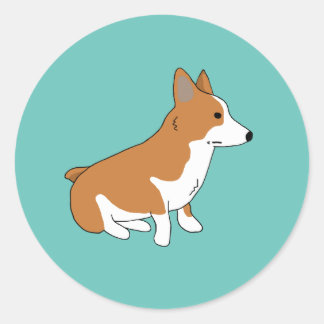 Adesivo Corgi não impressionado