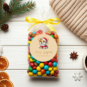 Adesivo Corgi Personalizado Adorável - Feliz de Córgmas