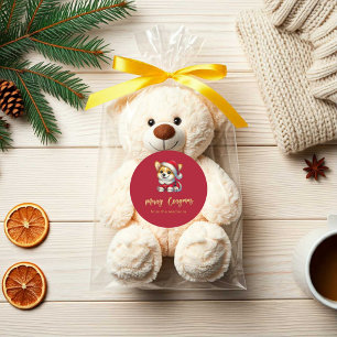 Adesivo Corgi Personalizado Adorável - Feliz de Córgmas