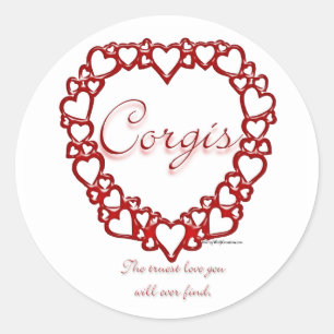 Adesivo Corgi True Love - Sticker