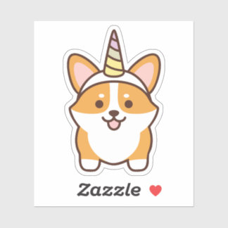 Adesivo Corgicorn