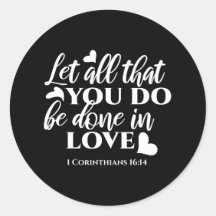 Corintianos preto e branco 1 verso de Bíblia 16:14