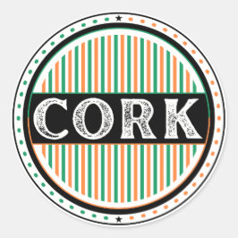 Adesivo Cork City Pride Emblem – Irish Identity