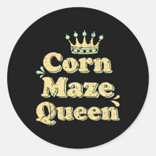 Adesivo Corn Maze Queen Fall Outono Outubro Acti