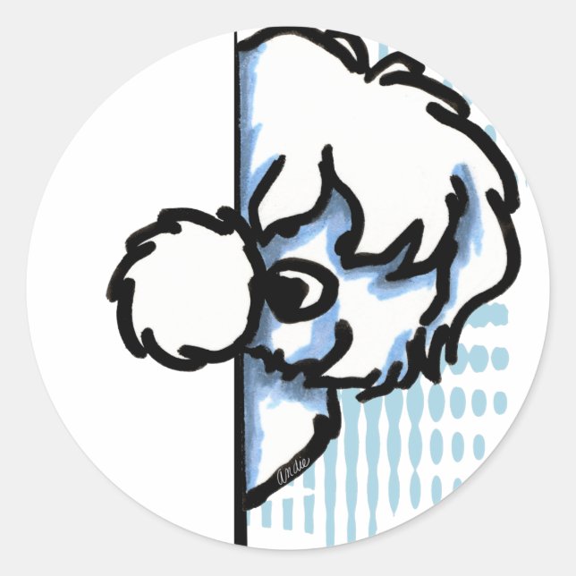 Adesivo Corner Coton de Tulear (Frente)