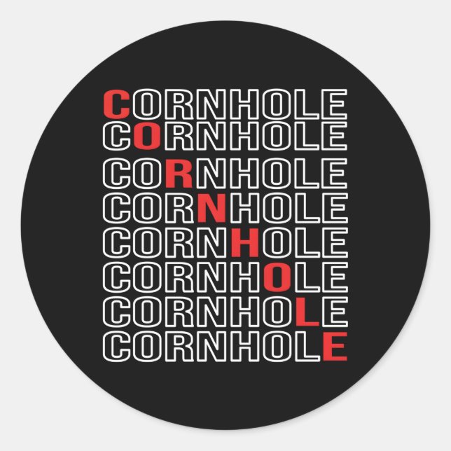 Adesivo Cornhole (Frente)
