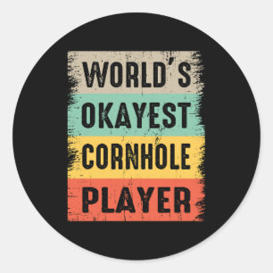 Adesivo Cornhole Bean Bag Torna Engraçado Jogo de Lâmpada